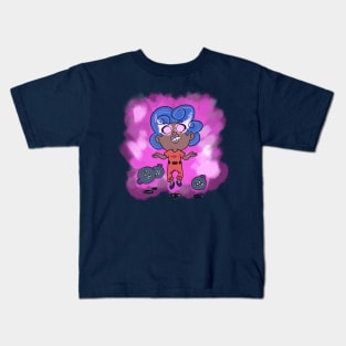 Lastrex Labs: Chibi Zoe Powering Up Kids T-Shirt